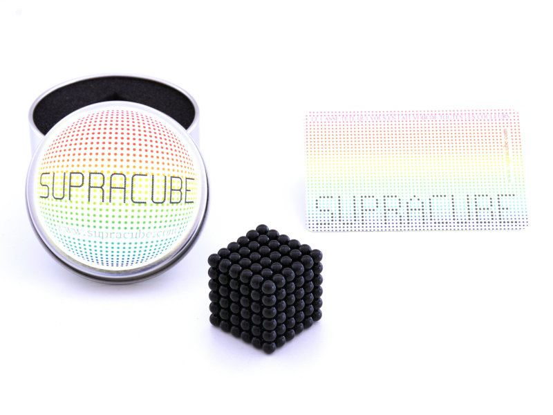 Supracube neocube noir 216 billes plus boite plus carte